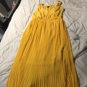Torrid yellow flowy dress